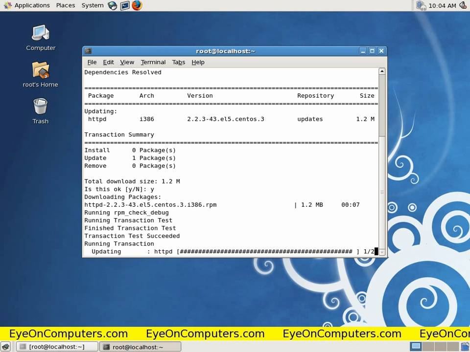How to install and configure apache on centos linux