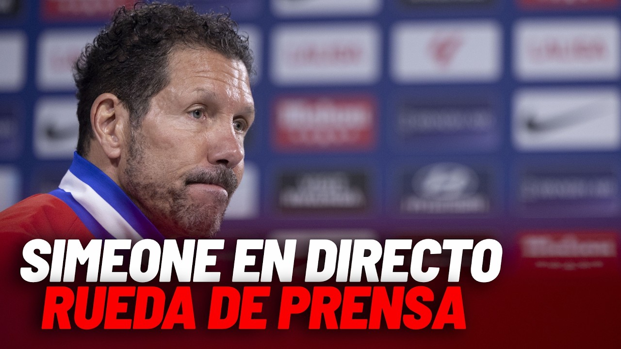 EN DIRECTO I Rueda de prensa de Simeone previa al partido de Champions frente al Tottenham