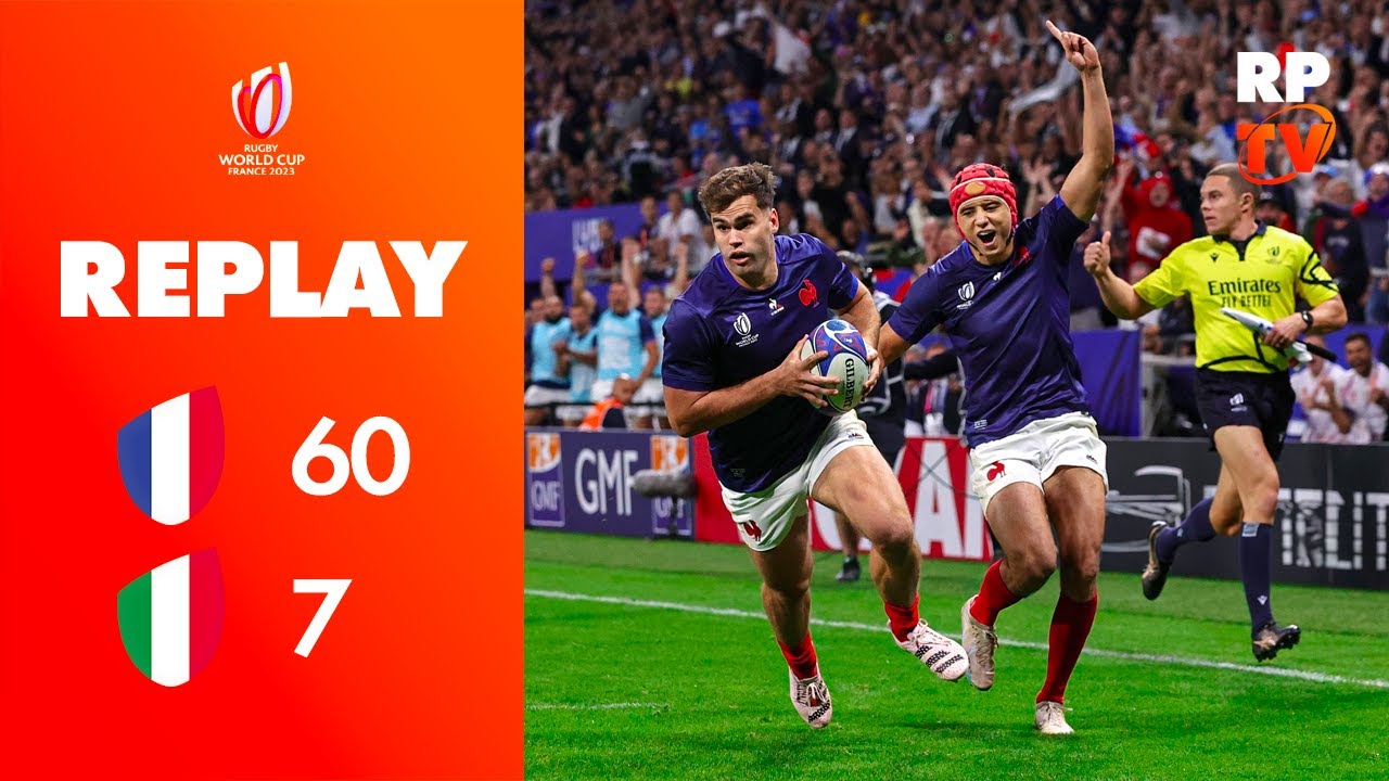 France vs Italie I Coupe du Monde de Rugby 2023 🇫🇷🇮🇹