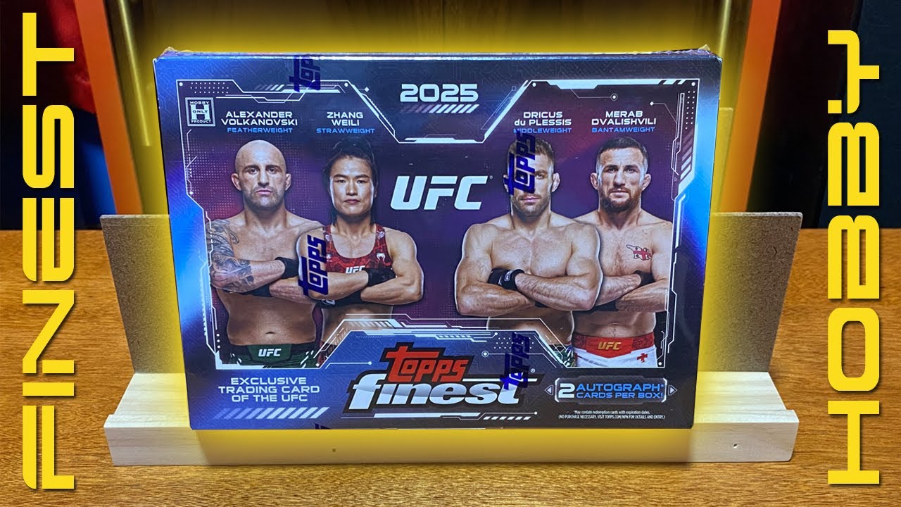 First Hobby Box Rip of 2025 UFC Topps Finest!