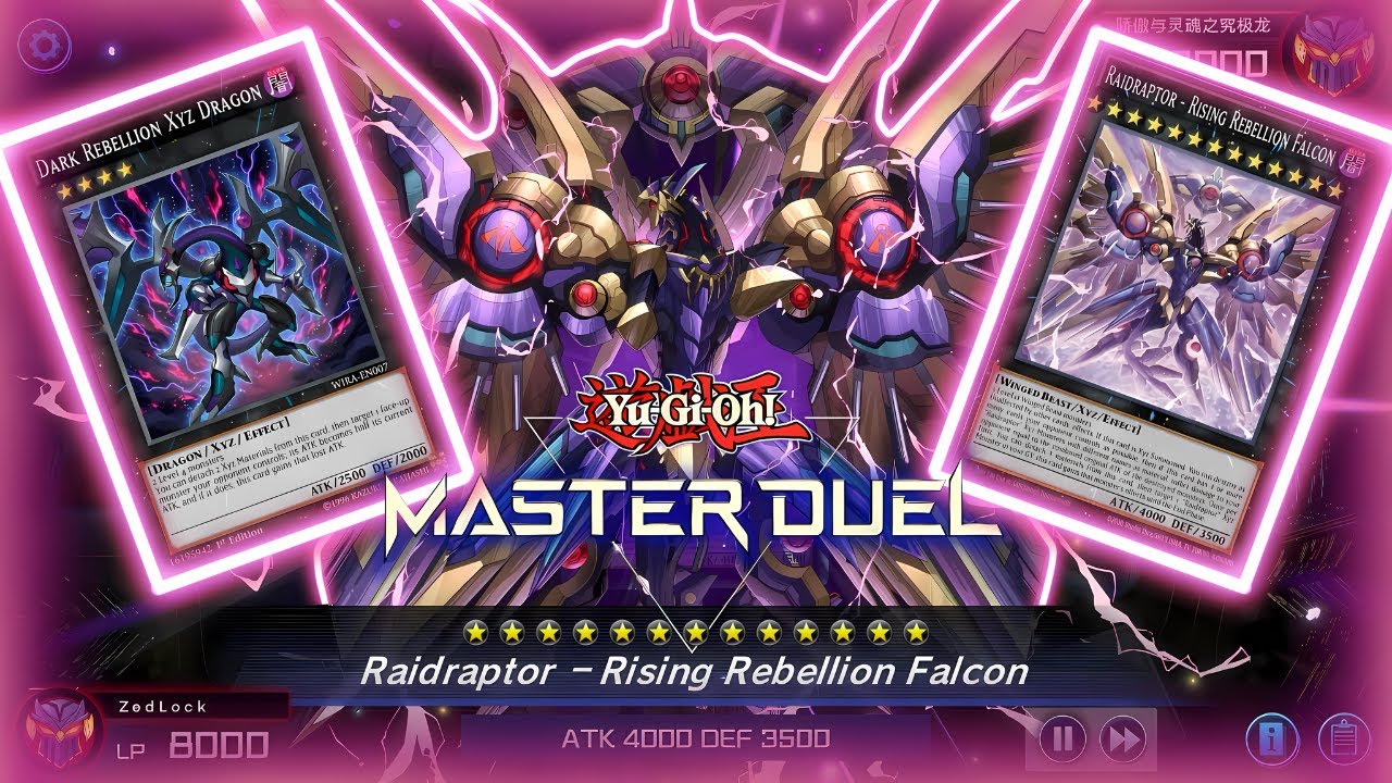 PURE RAIDRAPTOR WITH NEW SUPPORTS - BOARD BREAKER, RISING REBELLION | YUGIOH! MASTER DUEL