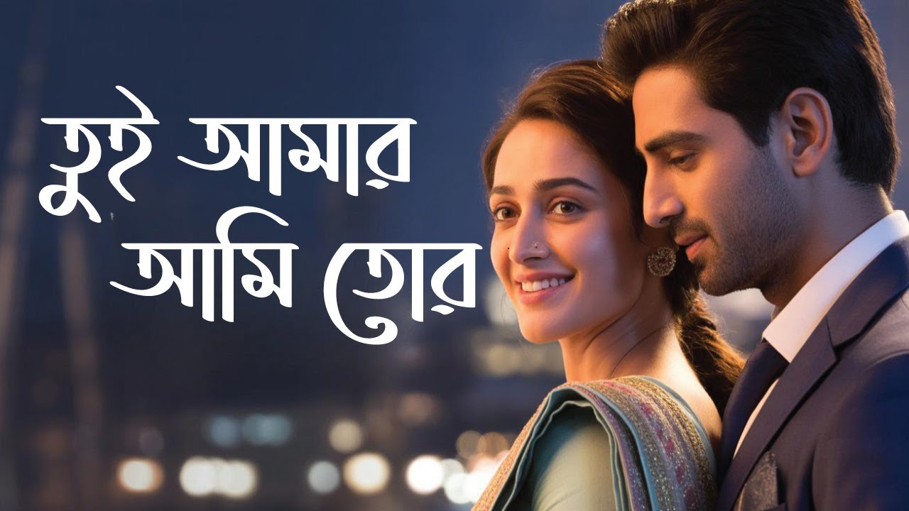 Tui Amar Ami Tor 💞 | Most Heart Touching Bangla Romantic Song | Soulmate Love Story