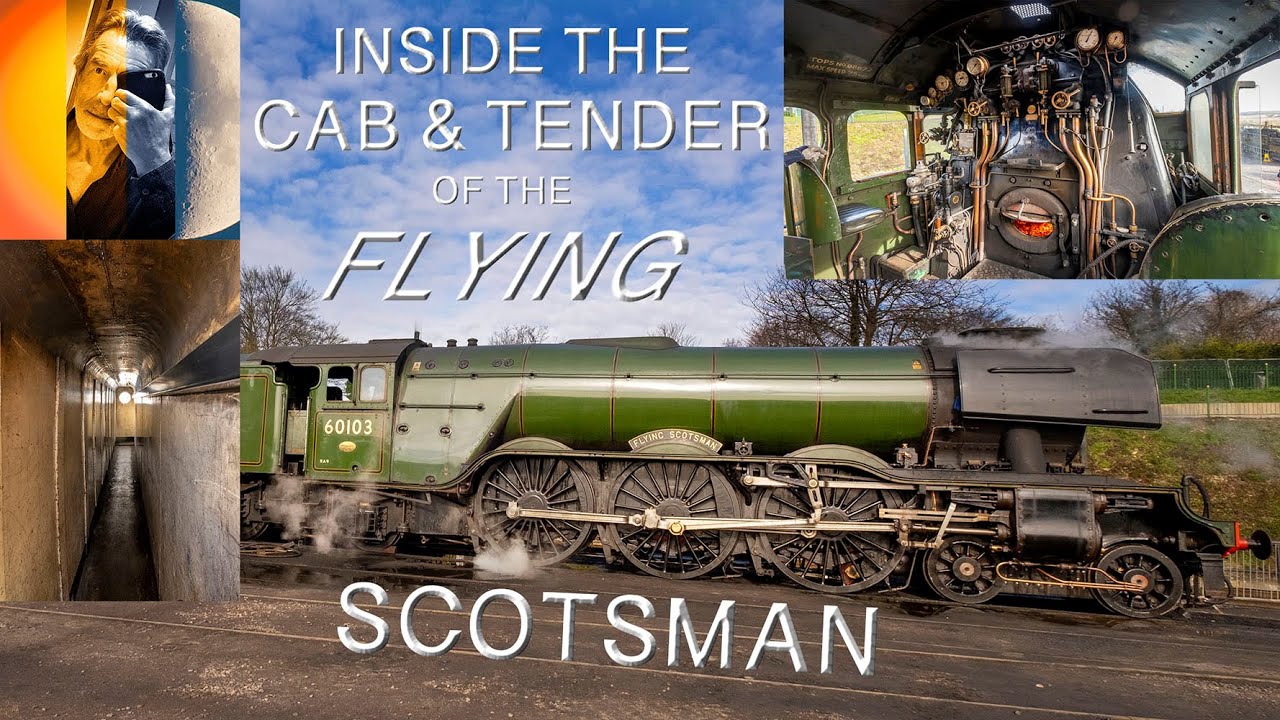 Flying Scotsman Footplate Through The Corridor Tender