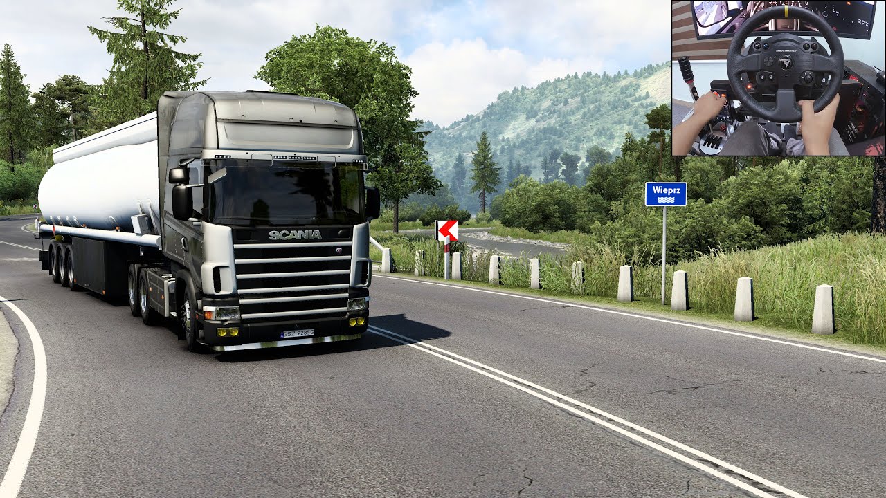 Scenic drive through Poland - Euro Truck Simulator 2 | Thrustmaster TX
