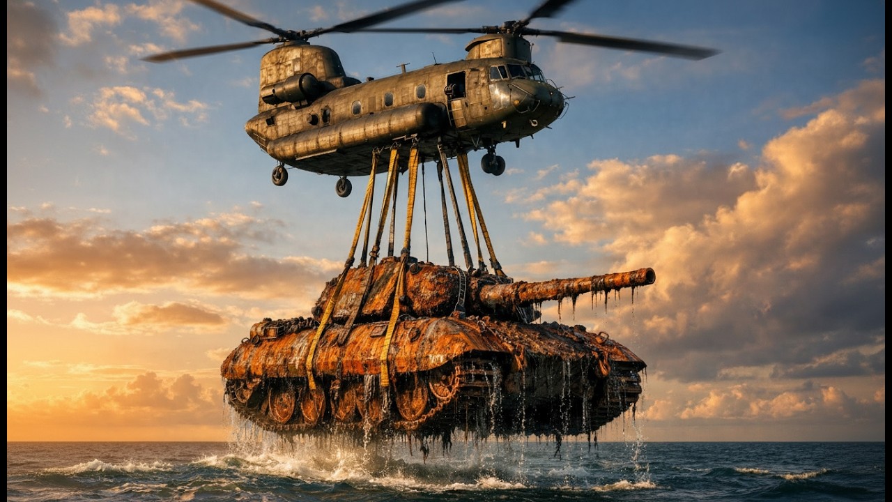 ASMR Restoration — 80-Year-Old German E-100 Tank Forest to Glory