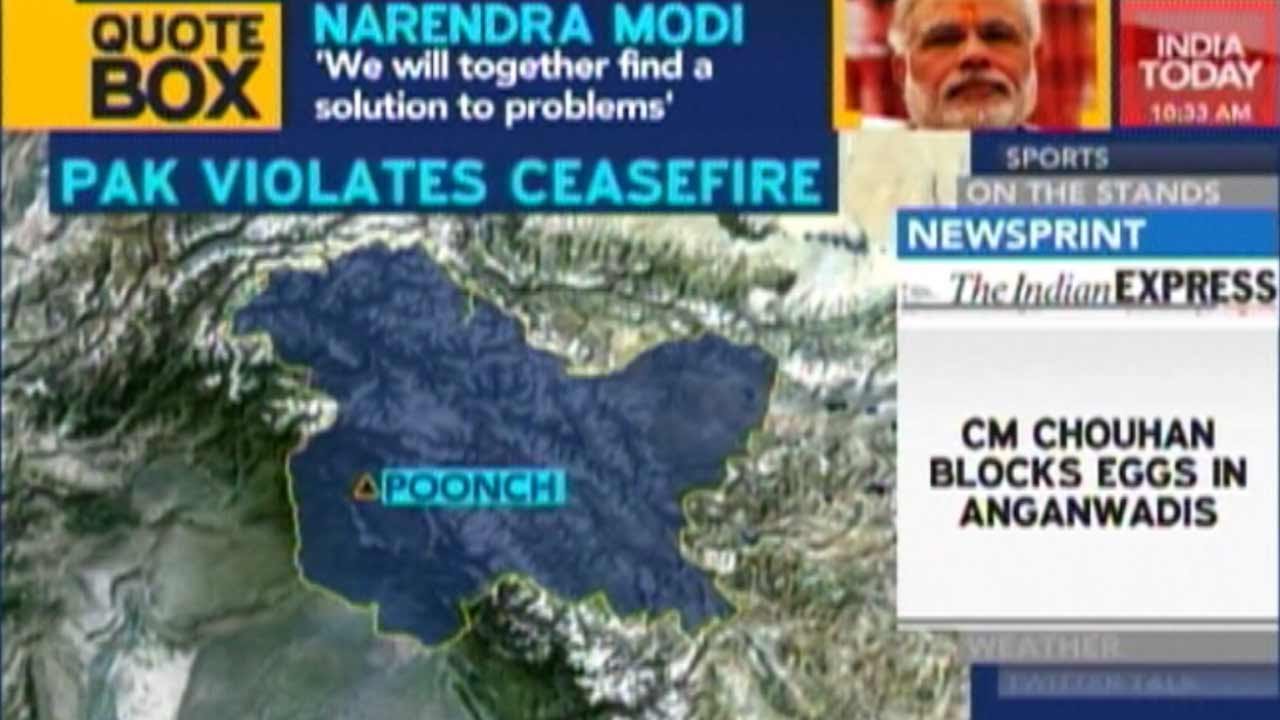 Ceasefire Violation By Pakistani Troops Along LoC
