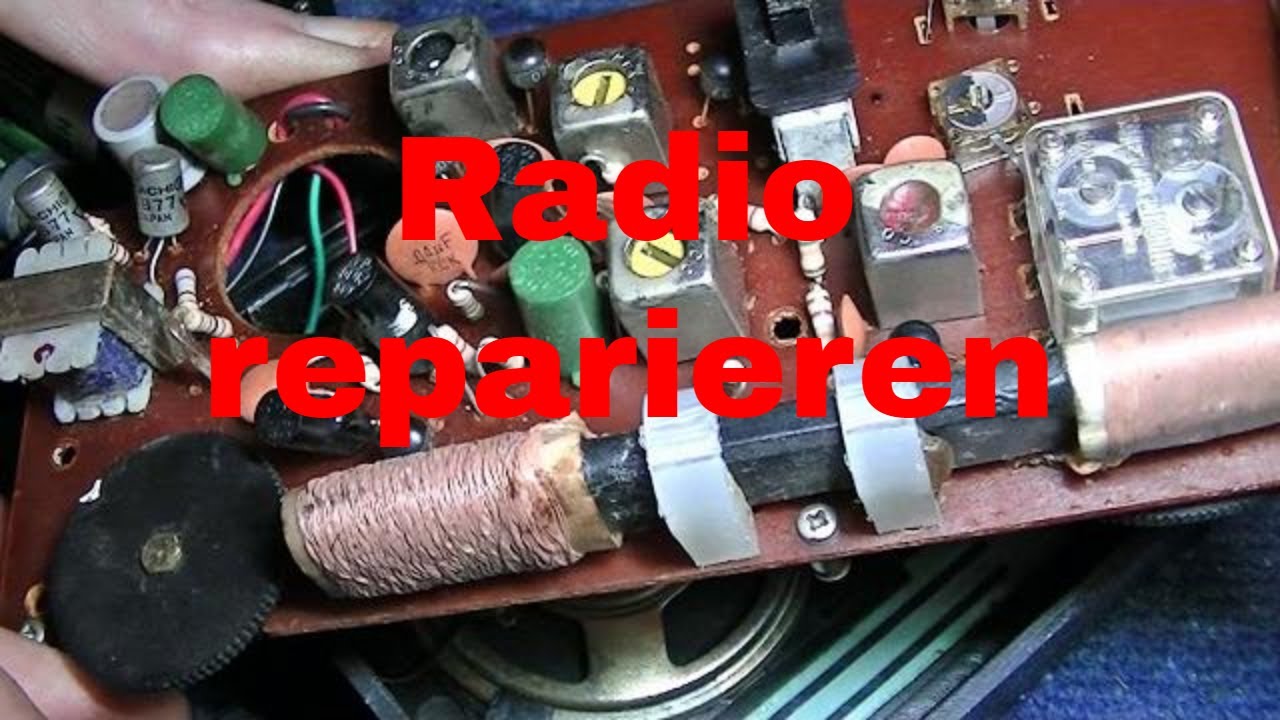 Reparatur Mittelwelle Langwelle Transistor Radio Elkos tauschen - eflose #1043