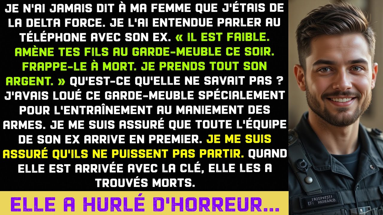 Ma femme a envoyé son ex me tuer—Elle ignorait que je suis Delta & ils entrèrent dans ma kill room