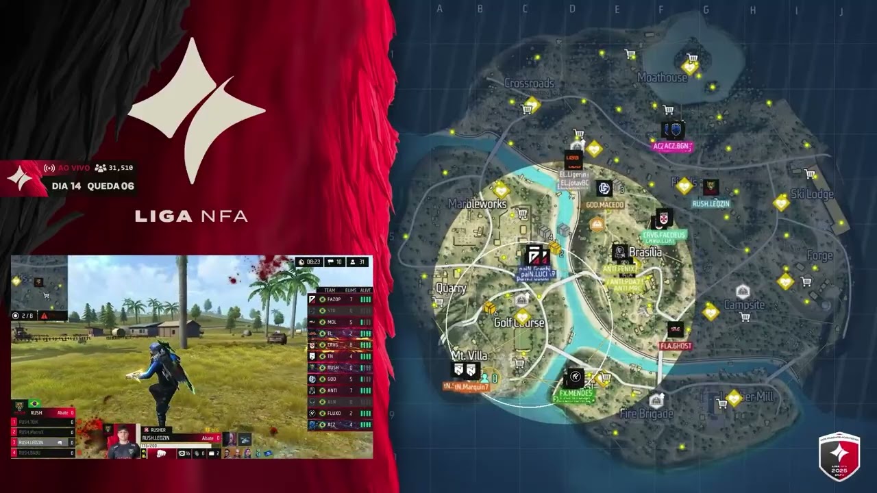 Do jeitinho deles! O Fluxo vira o lobby de ponta-cabeça e carimba o BOOYAH!