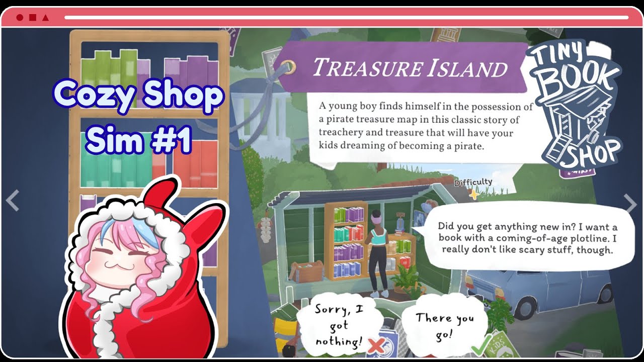 Curl Up in My Tiny Bookshop | Cozy VTuber Stream & Chill Chat | !shop