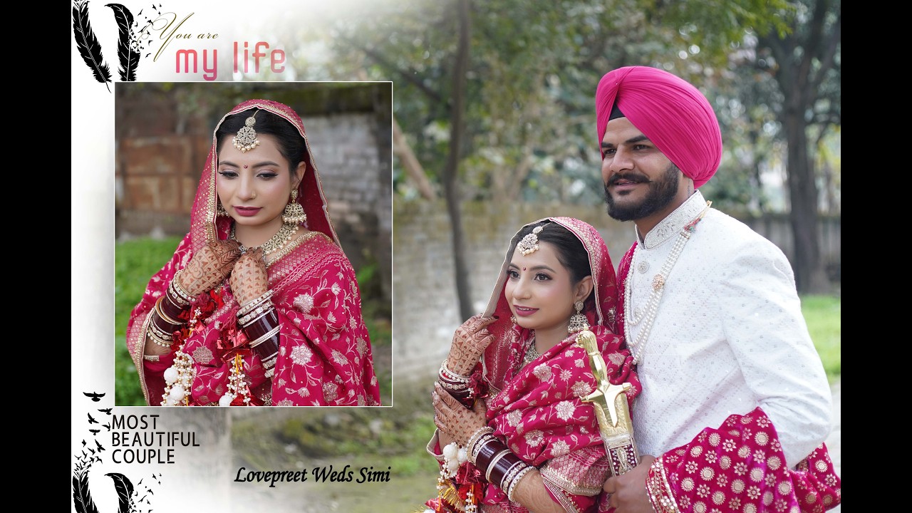 LOVEPREET WEDS SIMI WEDDING HIGHLIGHTS 2026 BY SANDEEP STUDIO BORA PH. 95170-11601, 94631-54800