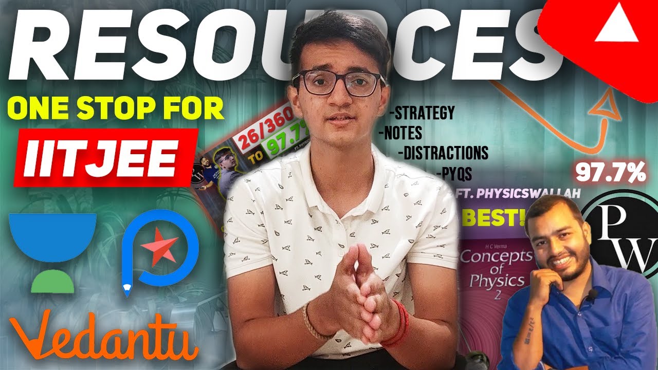 THESE RESOURCES HELPED ME CLEAR JEE IN 1 YEAR ft. PhysicsWallah| How to crack JEE online 💻