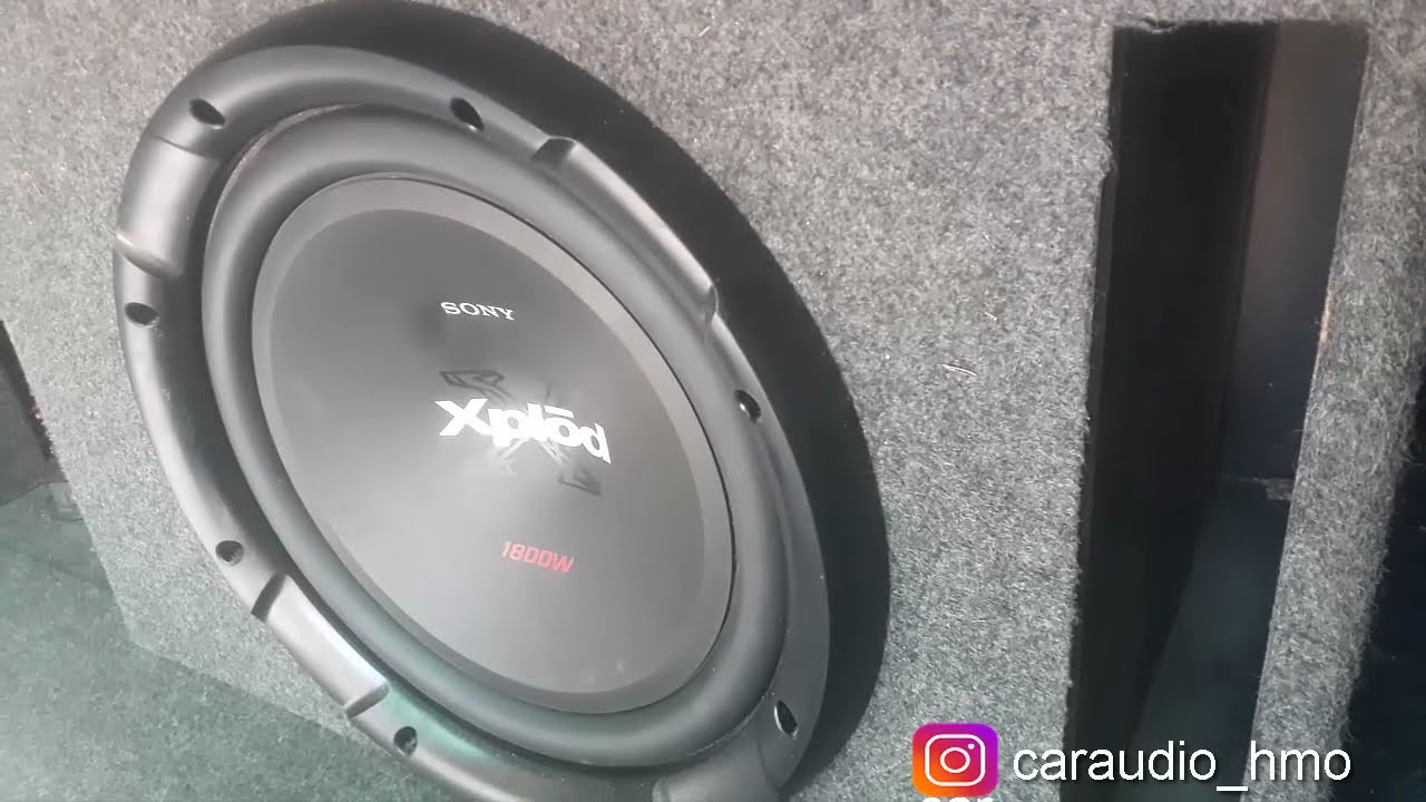 Bajo(subwoofer) Sony Xplod 1800W  Y 420rms DEMO