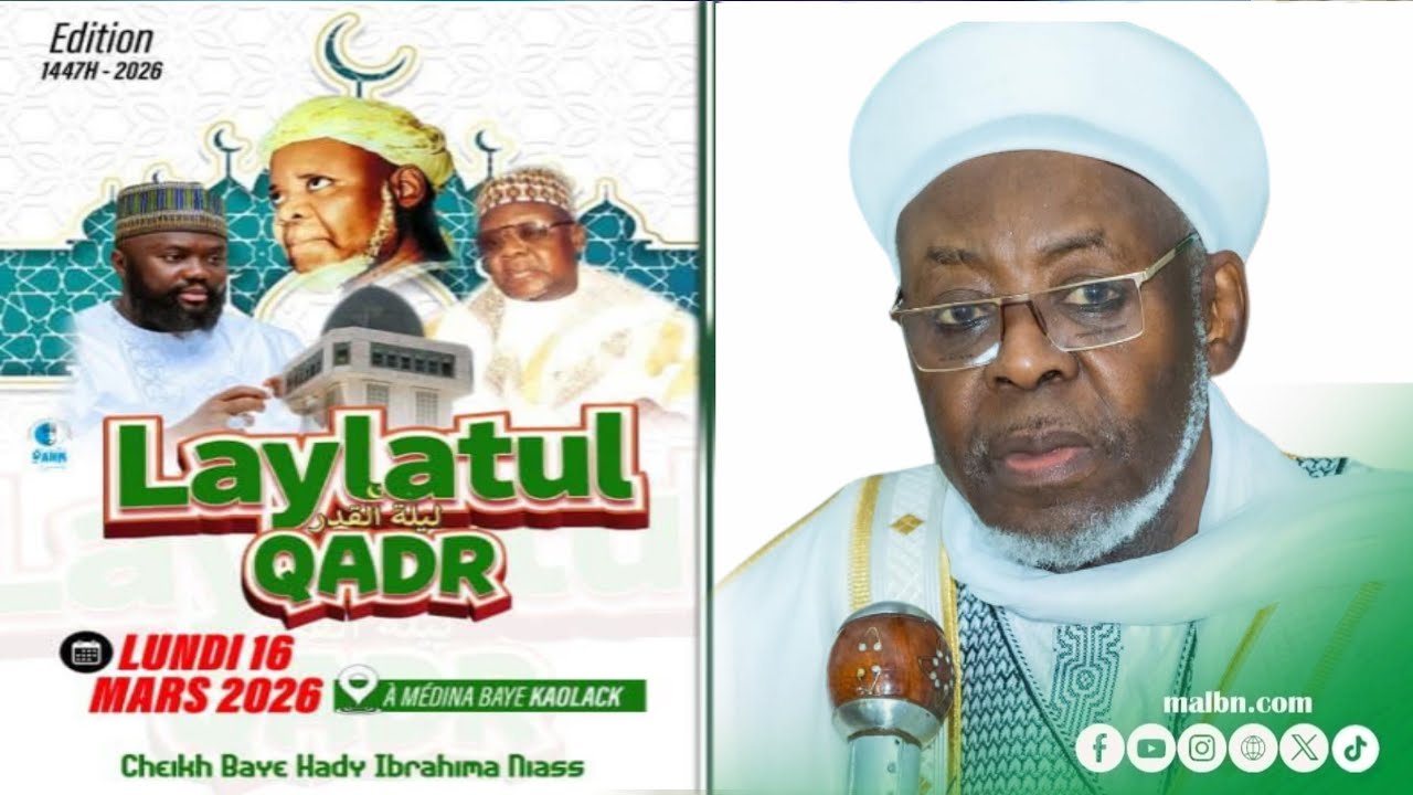 Fouglou Leylatoul Qadr Édition 2026 ak Cheikh Mouhamadoul Macky Cheikh Ibrahima Niass.@malbntv  