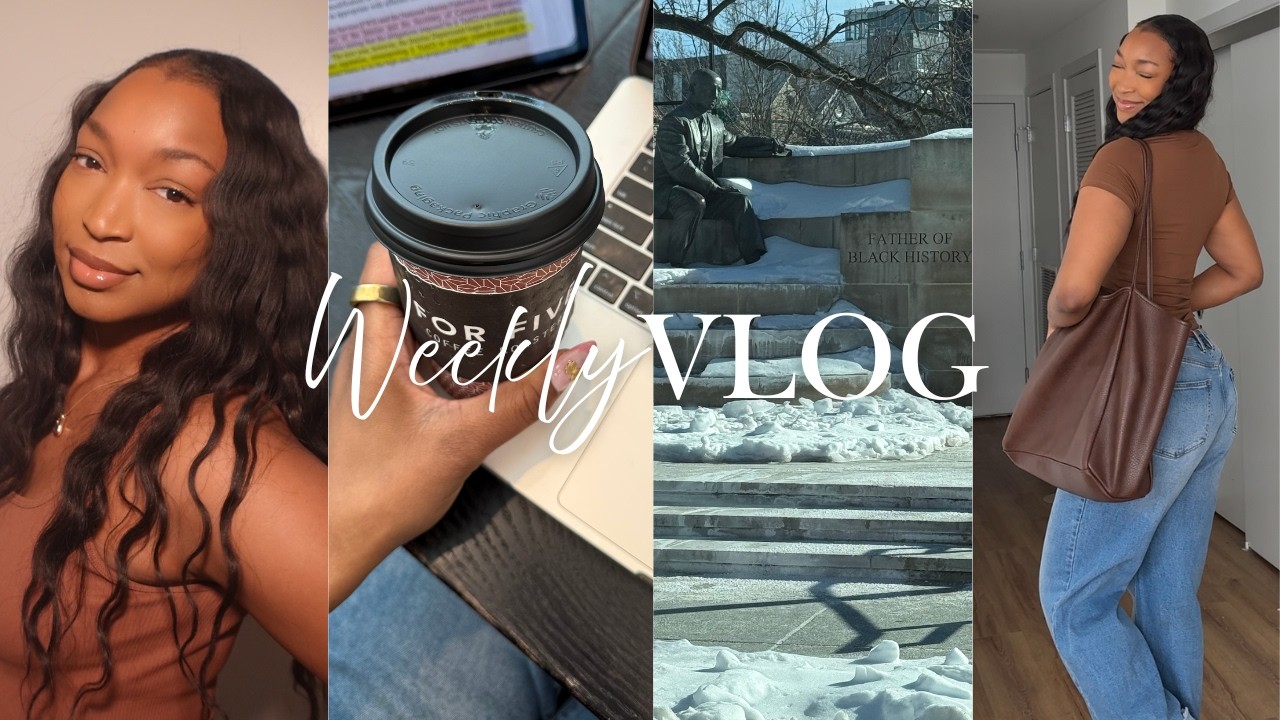 LAW STUDENT WEEKLY VLOG | study sesh + job rejections + school days