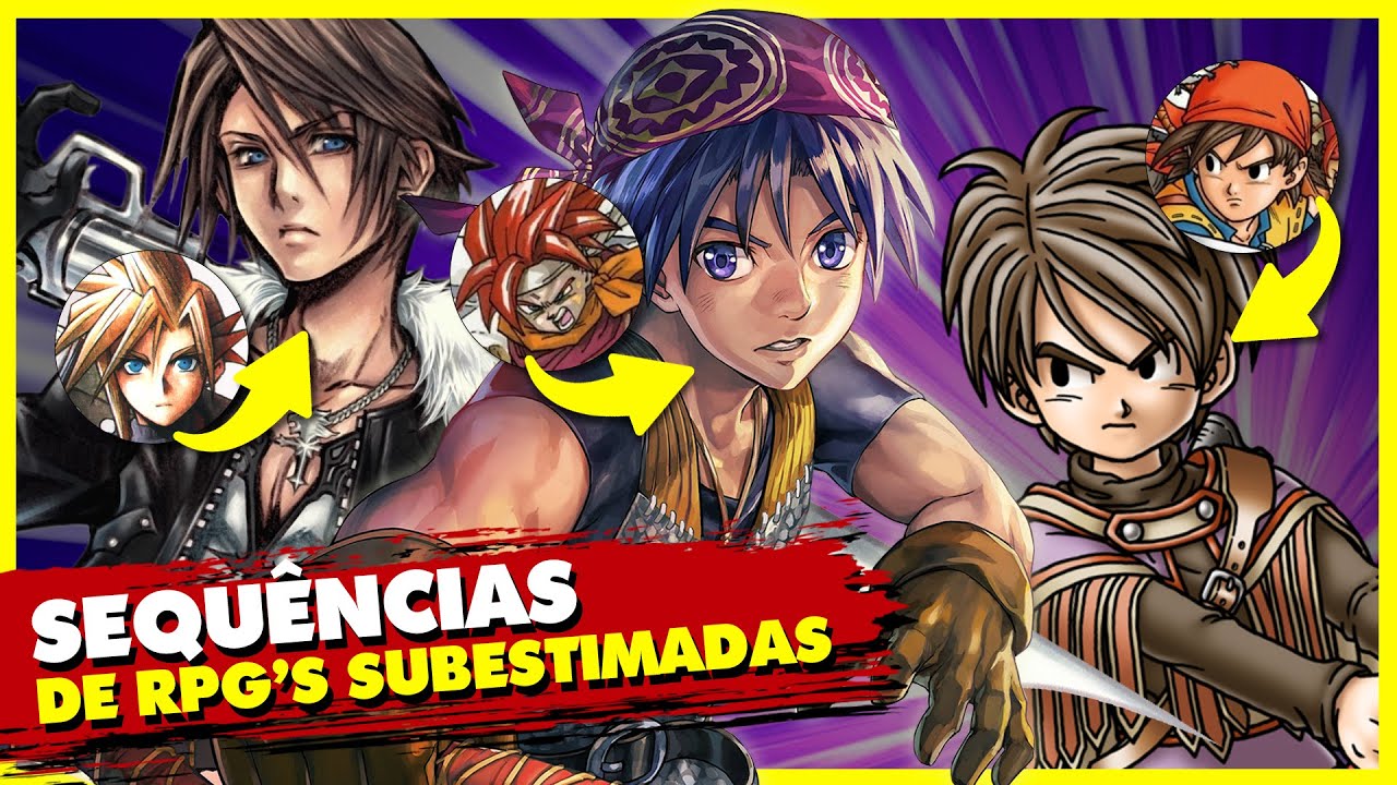 SEQUÊNCIAS BOAS DE JRPG'S QUE FORAM SUBESTIMADAS