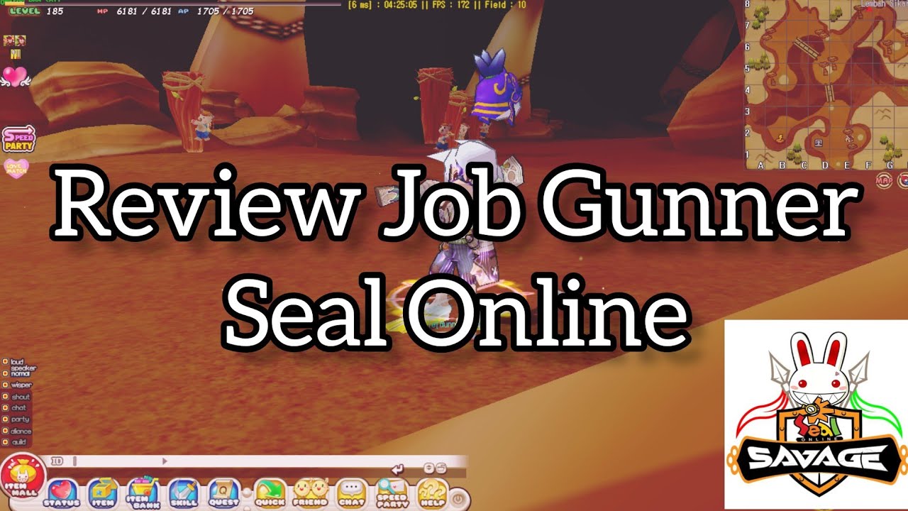 [Guide] Review Gunner Seal Online | Gameplay Gunner PVE/Farming (Equip Low) Seal Savage