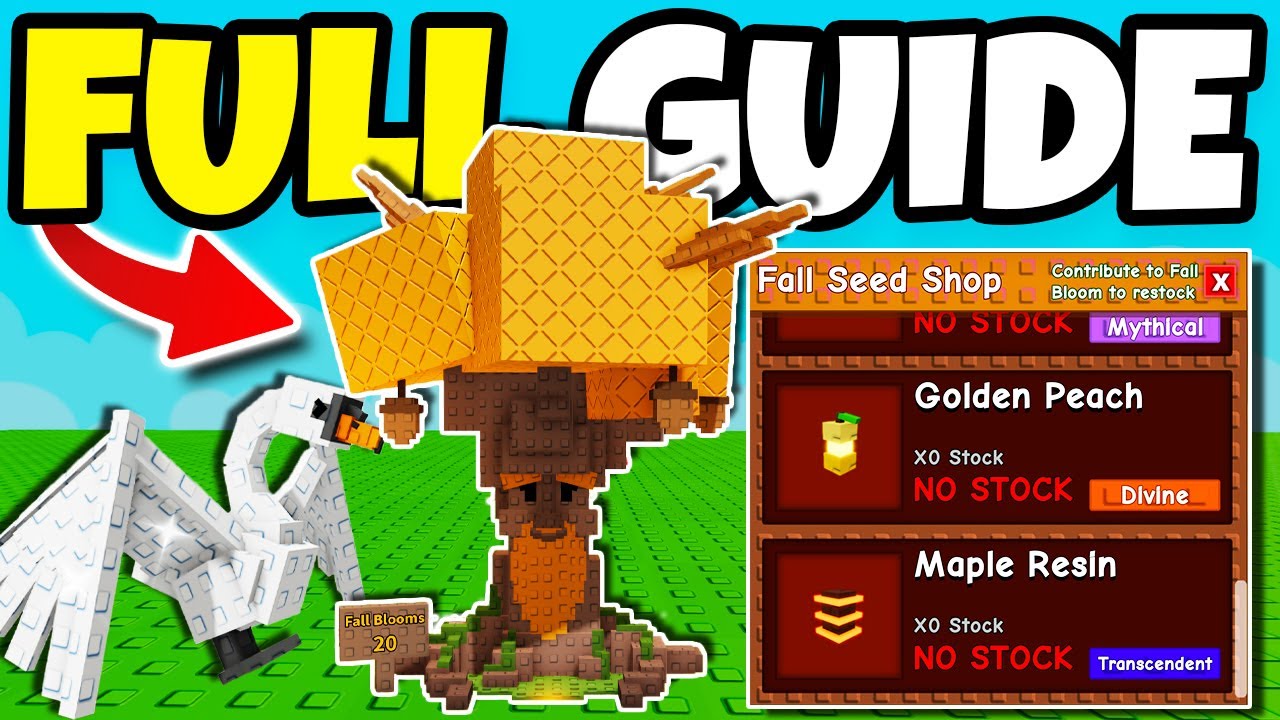 ПОЛНОЕ РУКОВОДСТВО ПО ОСЕННЕМУ ОБНОВЛЕНИЮ РЫНКА в Grow A Garden Roblox!