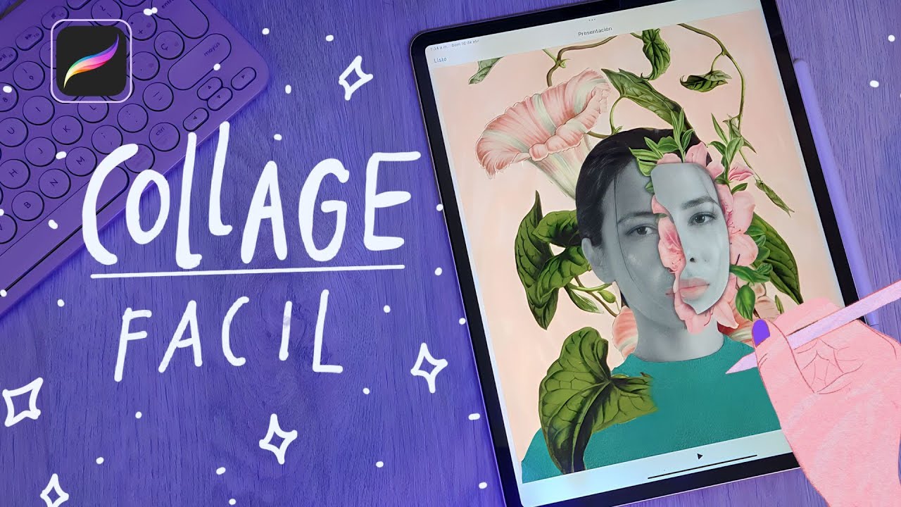 Como Hacer un COLLAGE DIGITAL en PROCREATE | Hazlo con tus propias fotos