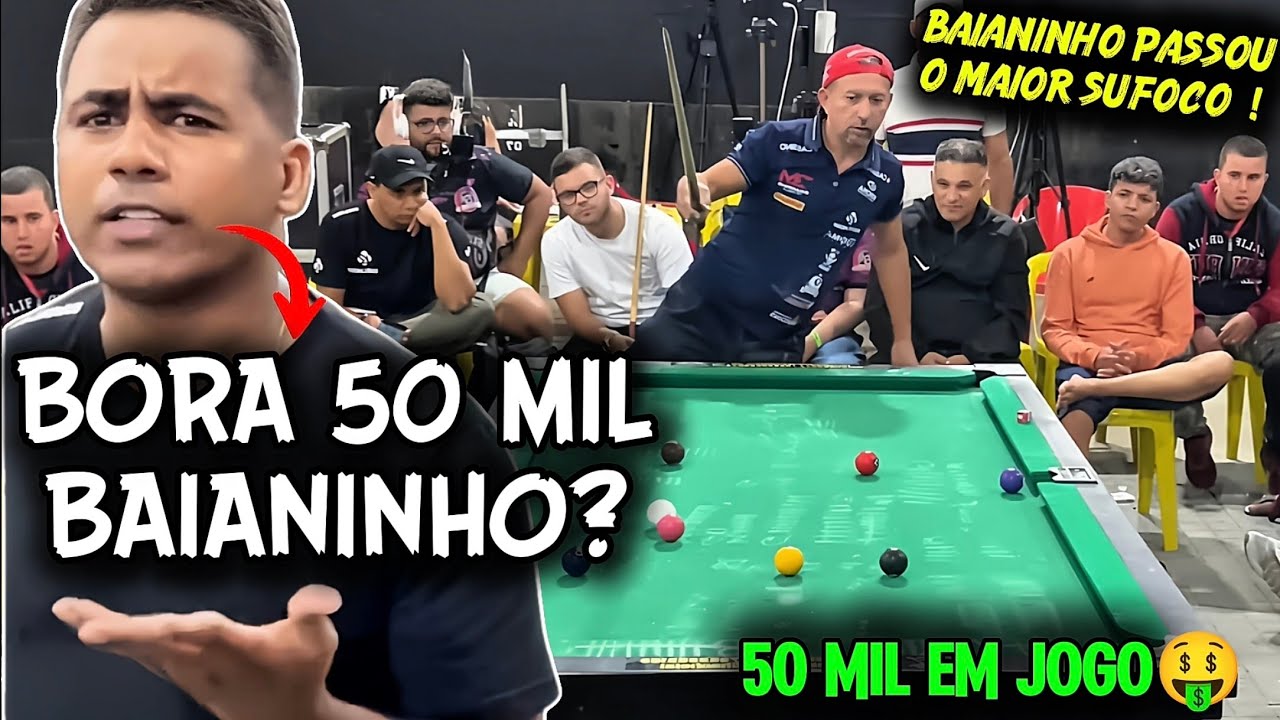 MAYCON X BAIANINHO - NUMERADA NOS PAUS - VALENDO 50 MIL 