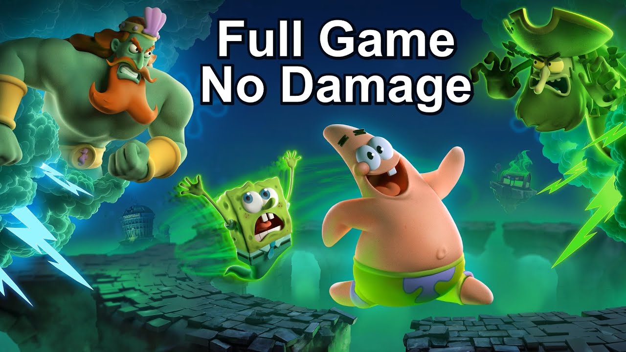 SpongeBob SquarePants: Titans of the Tide - Full Game Walkthrough (No Damage)