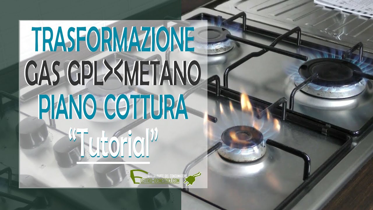 Predisposizione cucina a gas gpl o a metano e cambio degli ugelli.