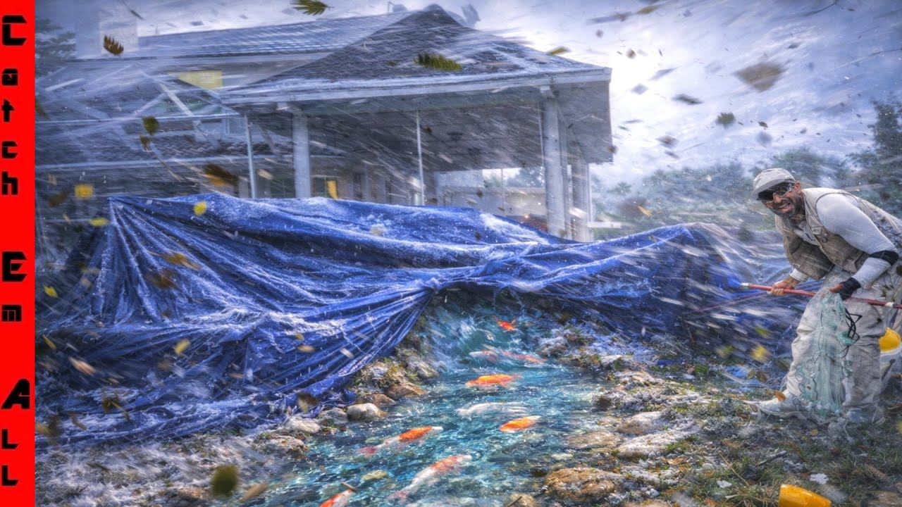 The ICE STORM Nearly DESTROYED My EXOTIC PET FISH Heat HOUSE!