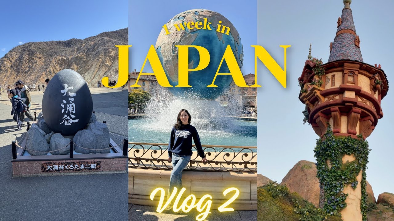 Japan vacation ( Disney sea and Fuji mountain and Black egg 