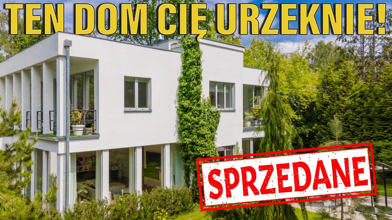 DOM MARZEŃ - NUTA MODERNIZMU POD WARSZAWĄ  HOME TOUR W WYJĄTKOWEJ NIERUCHOMOŚCI