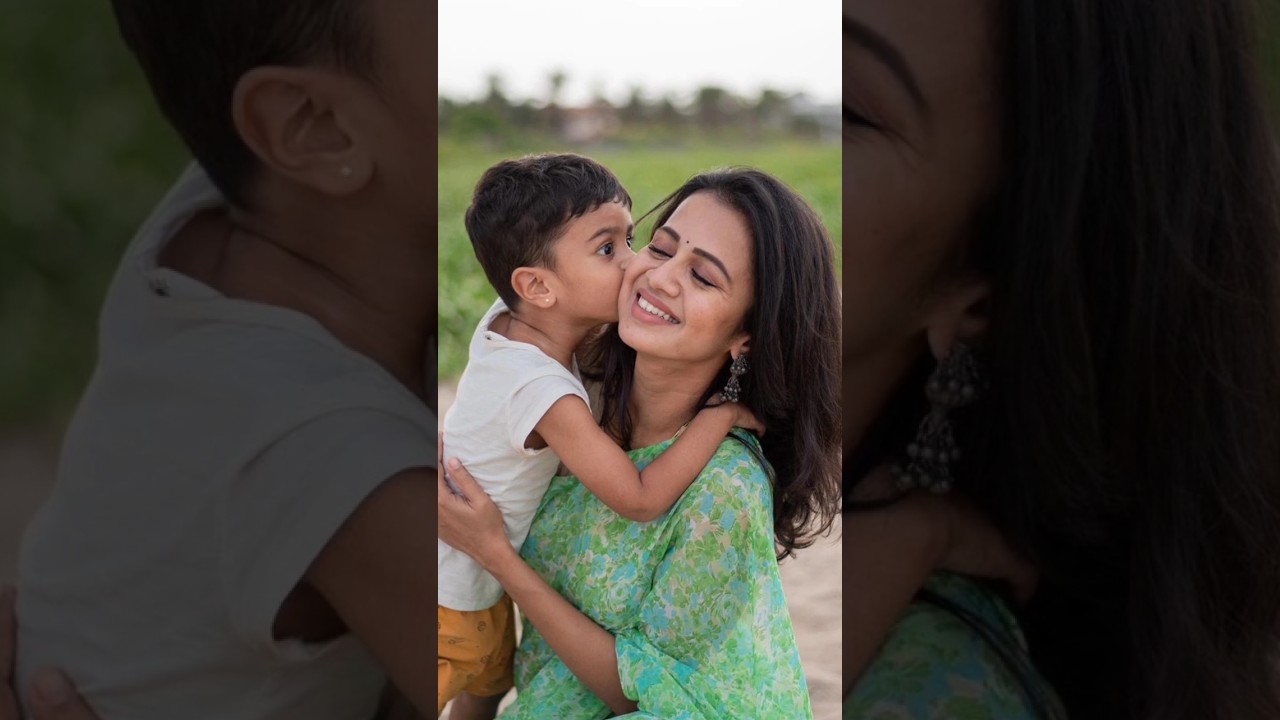 VJ Anjana Rangan latest photos with her child #shorts #anjana #vjanjana #anjanarangan