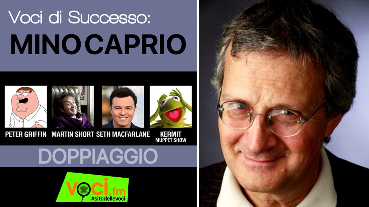 Il doppiatore Mino Caprio su VOCI.fm - clicca PLAY e ascolta l'intervista