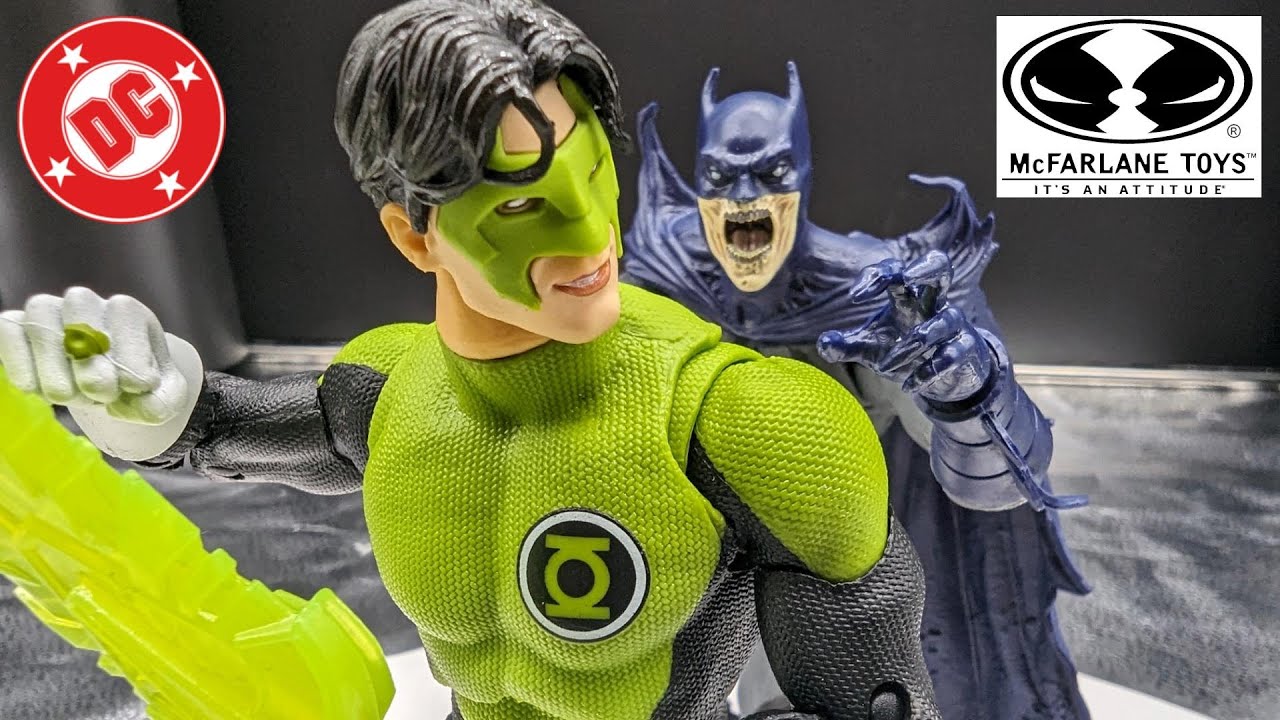 Green Lantern Kyle Rayner Unboxing and Review DC Multiverse Action Figure by McFarlane Toys BAF Line