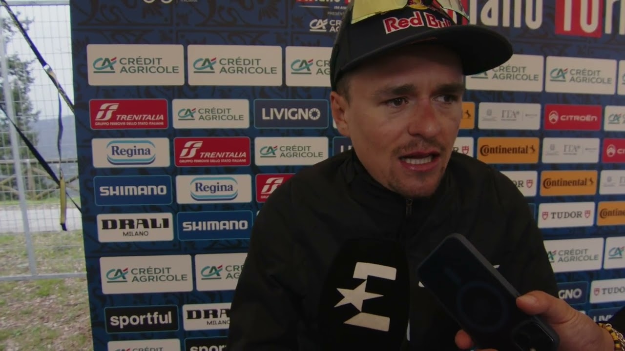 Tom Pidcock - Interview at the finish - Milano - Torino 2026