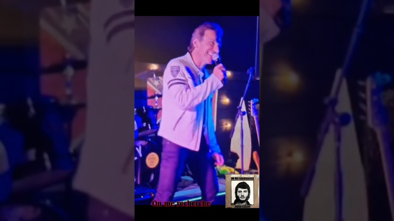Pierre Benvenuti/ On me recherche/ (cover Johnny Hallyday )