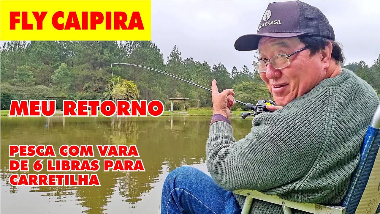 Meu Retorno  |  Pescando com Vara de 6 Libras para Carretilha  |  Pesq Sol Pescarias | Nelson Chiba