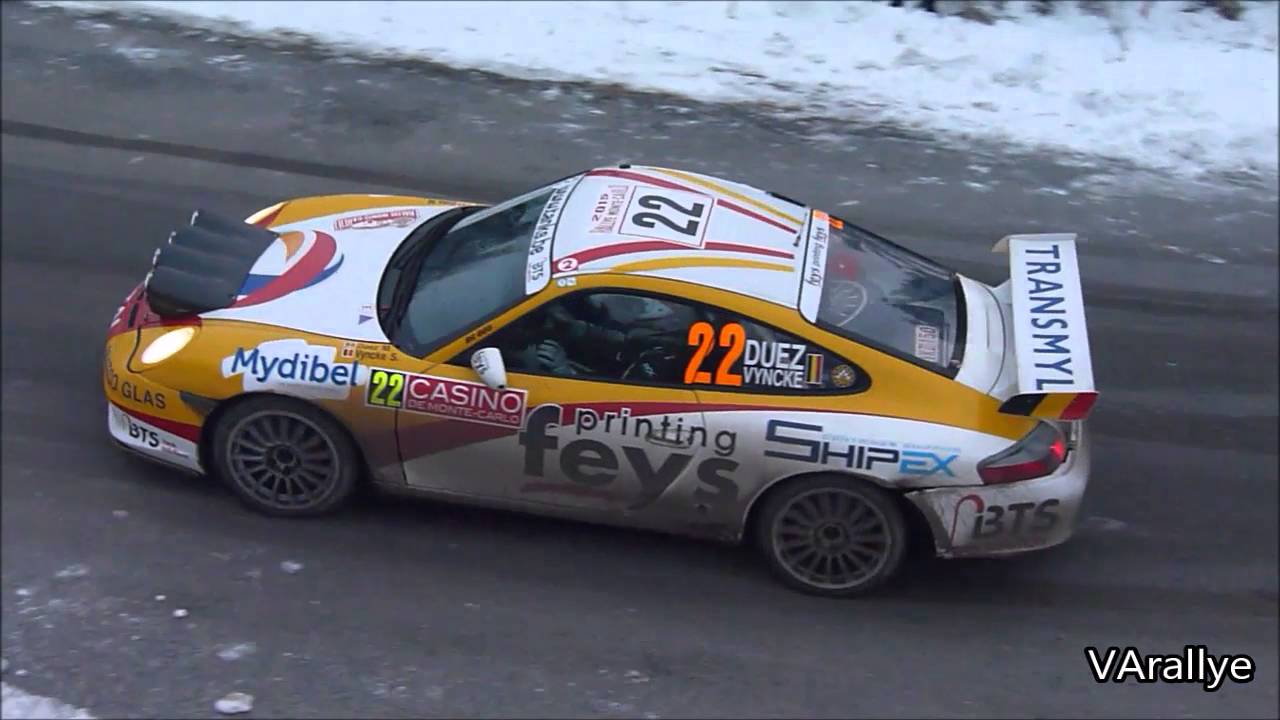 best of Porsche rallye monte-carlo 2015