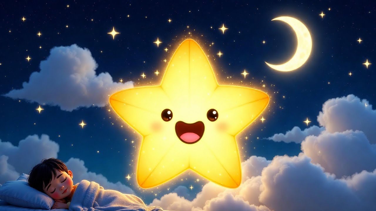 Twinkle Twinkle Little Star ⭐ Bedtime Kids Song with Lyrics | Nursery Rhymes | Laila Fun