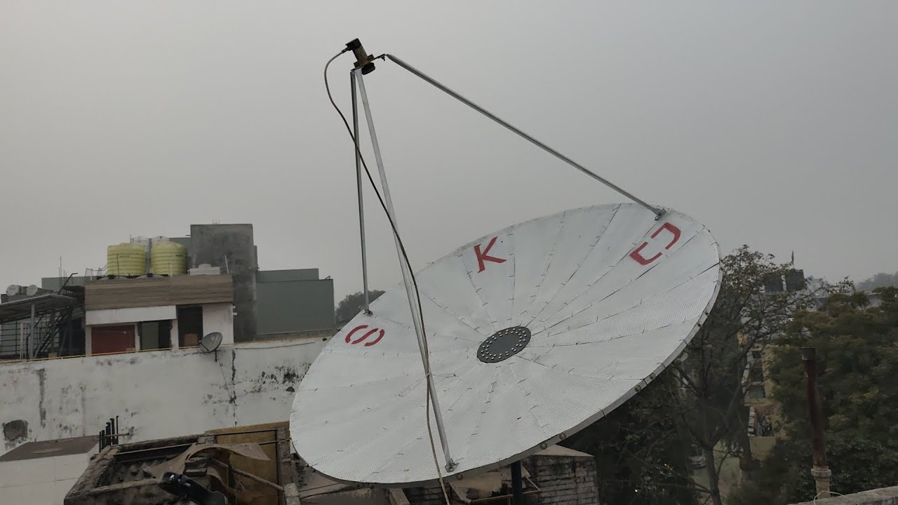 New SKD 6 FEET DISH RESULT BEST RESULT SEM FIBER DISH RESULT GOOD  OUT OF SIGNAL SATELLITE RECEIVED 