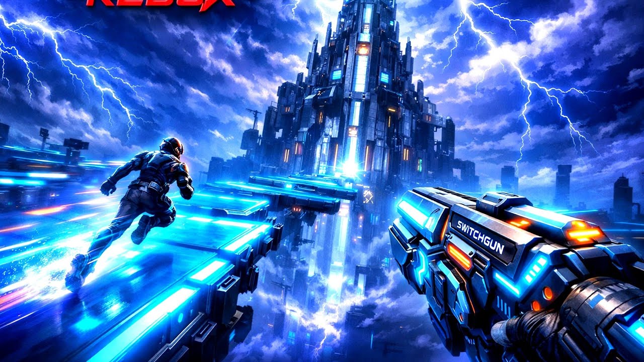 ⚡ DeadCore Redux Gameplay &ndash; Ultra Fast Parkour FPS in a Futuristic #shortsfeed