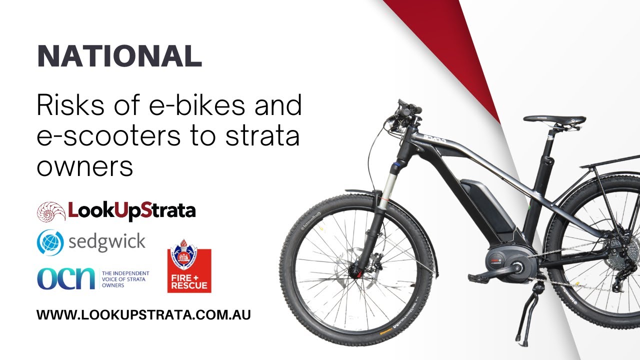 NAT: Risks of ebikes and escooters to strata owners | Lookupstrata