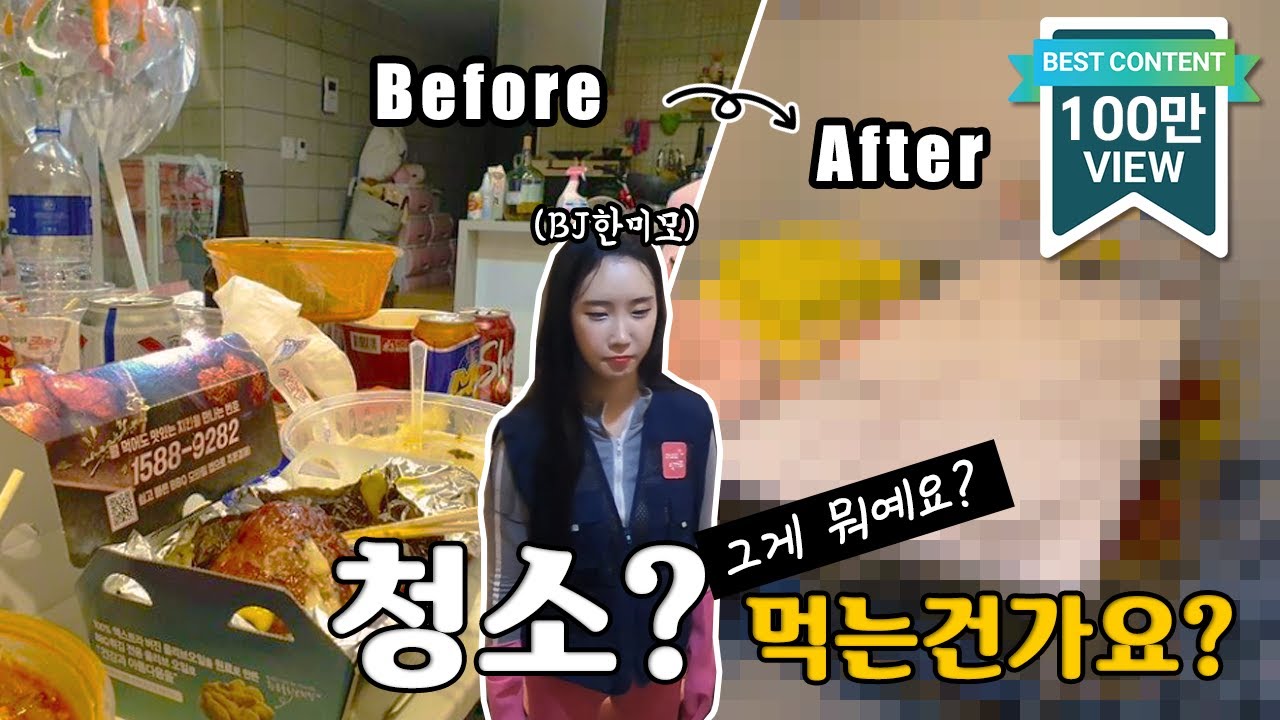 (SUB)쓰레기매립지에 사는 BJ가 청소유튜버를 만나면 벌어지는 일｜클린어벤져스