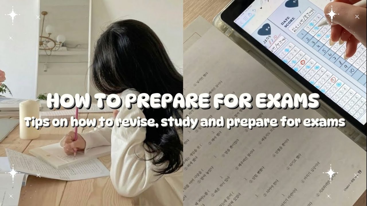 How to prepare for exams + last minute tips!! ♡