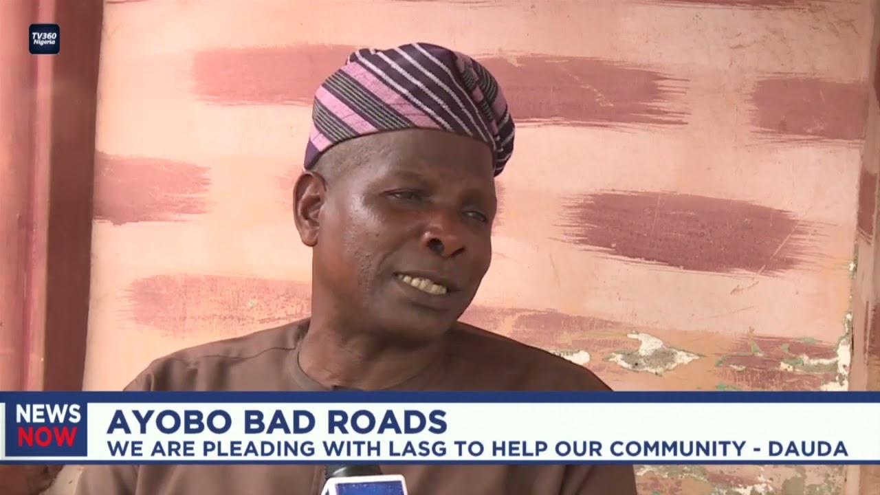 Residents of Ayobo community decry deplorable condition of road