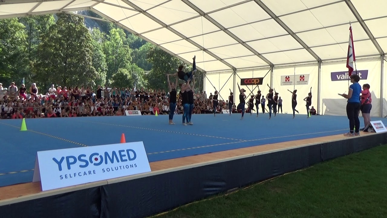 SMV 2018, Gymnastik-Gruppe Kreuzlingen, Gymnastik Bühne