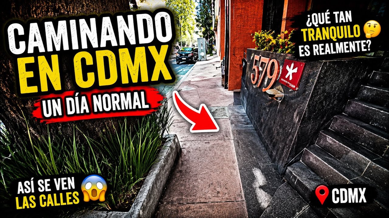 Caminando por calzada de Tlalpan y división del norte