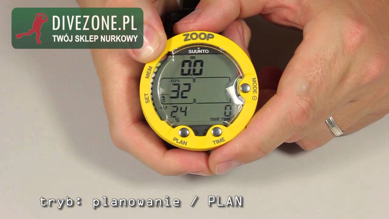 Suunto ZOOP - funkcje i obsługa komputera