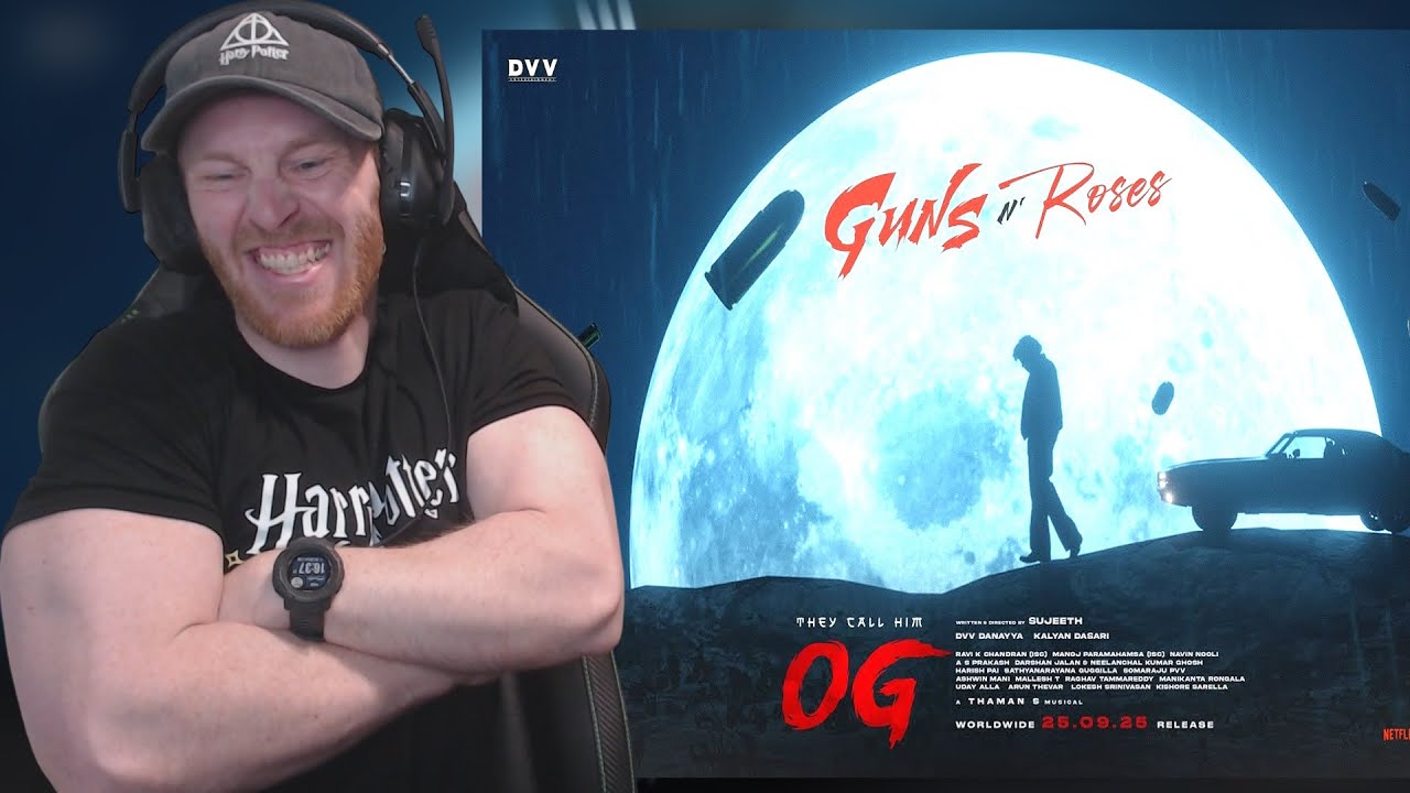 Guns N’ Roses - #TheyCallHimOG | Pawan Kalyan | Emraan | Sujeeth | Thaman S • Reaction By Foreigner