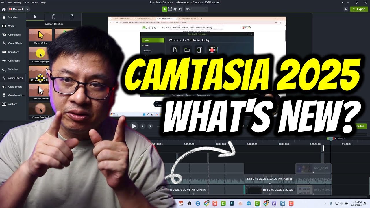 Что нового в Camtasia 2025: моё объяснение за 25 минут