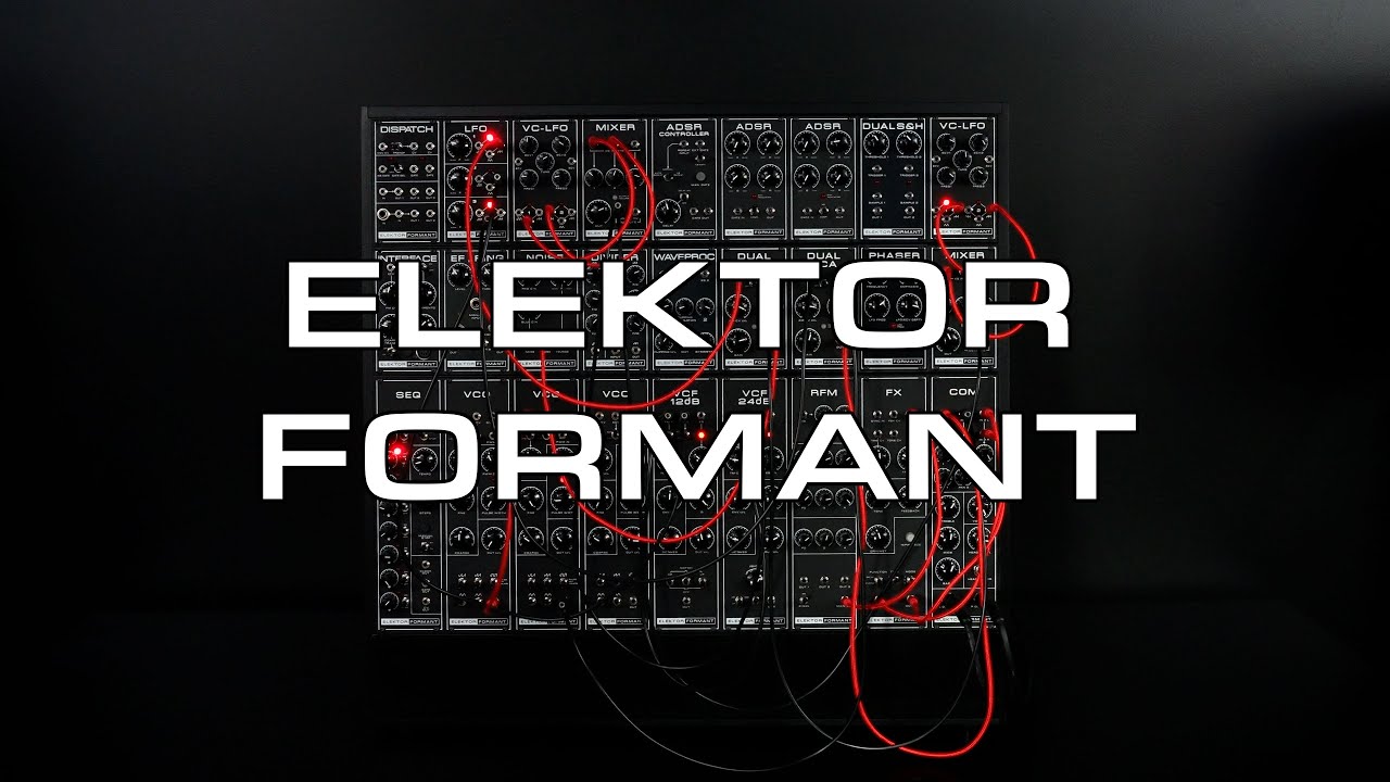 Erica Synths Elektor Formant sound demo