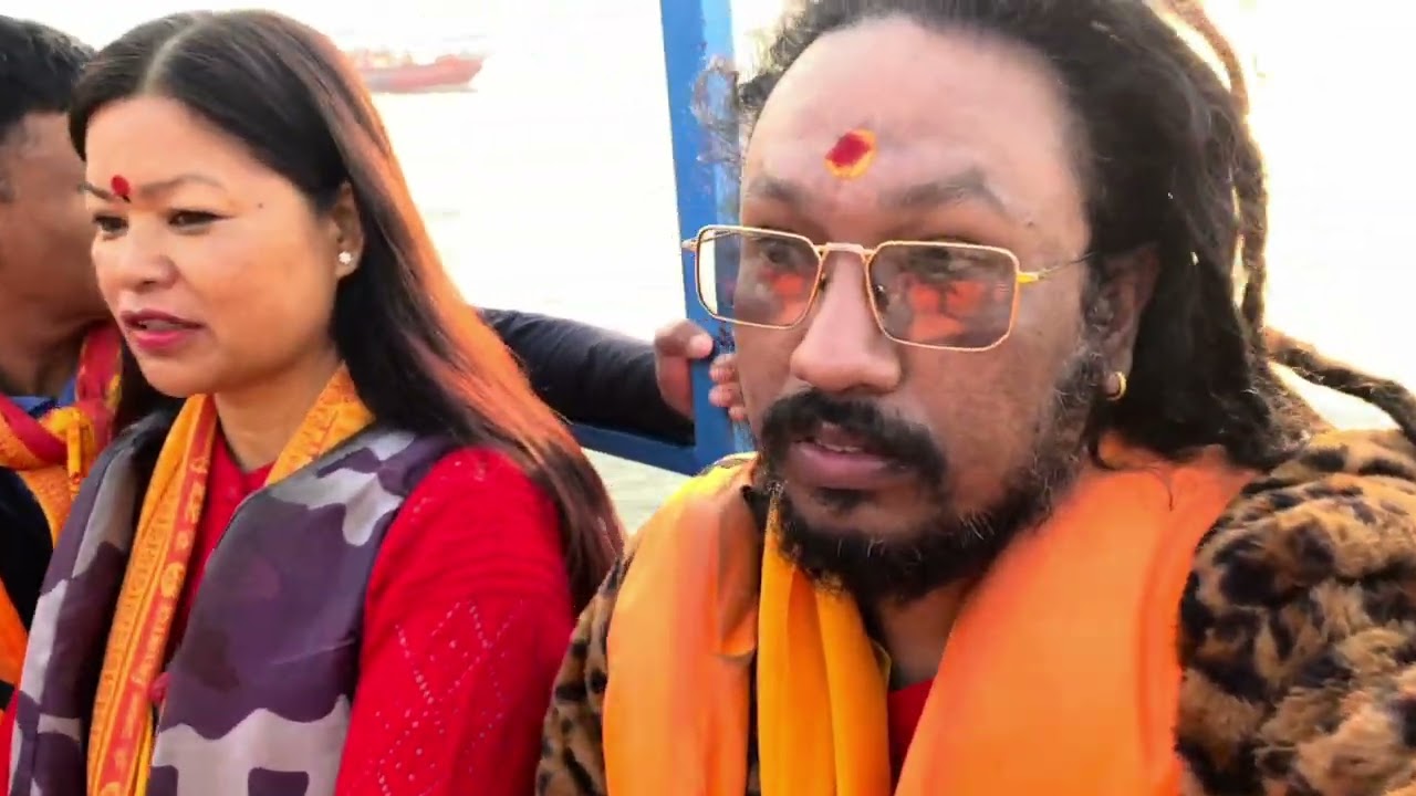 2081/11/ 6 गते महाँकुम्भ मेला प्रायगराज मा स्नान गर्न जादै गरेको भिडीयो ।